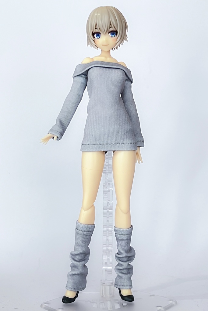 【6月26日受付開始 数量限定受注生産 最長7月末発送分】1/12サイズ美少女プラモ向け オフショルワンピセット