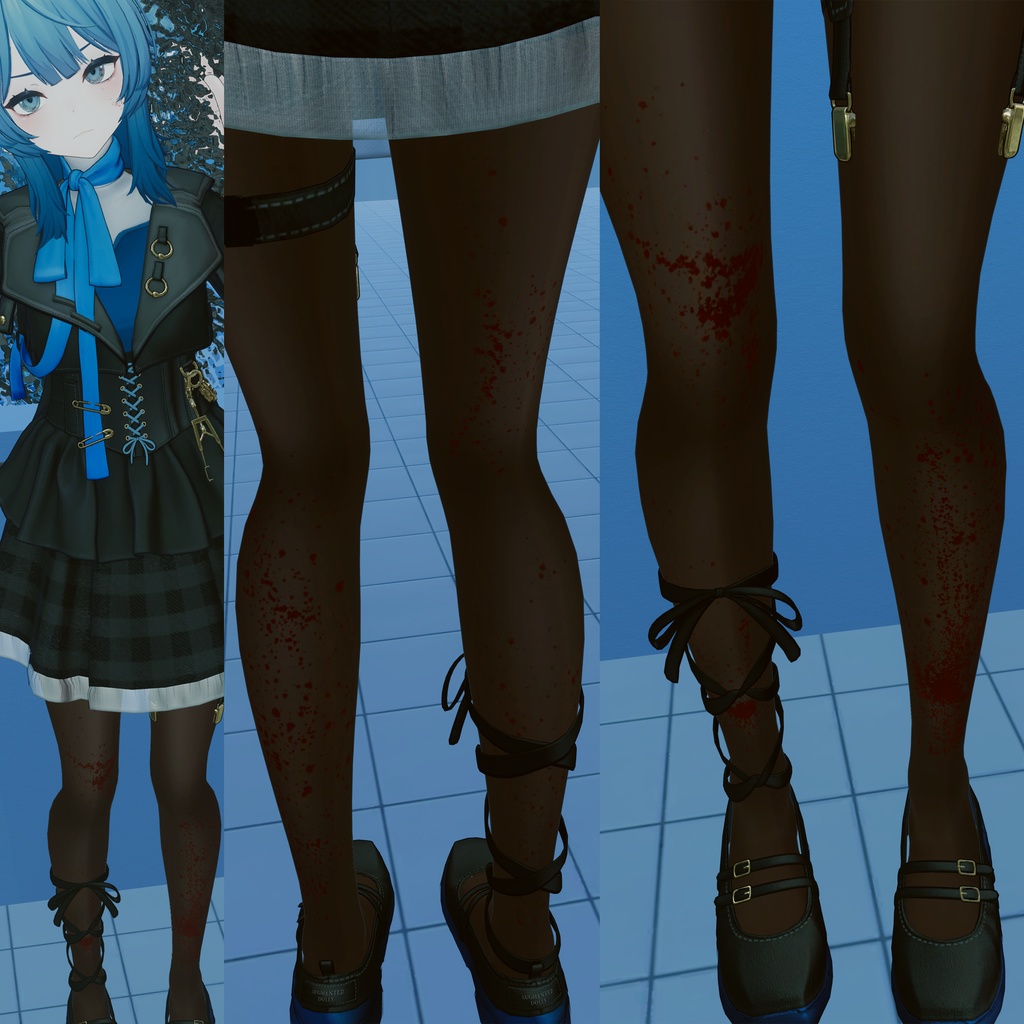 レティニア-Retinia対応 汚れ跡が残ったタイツtexture