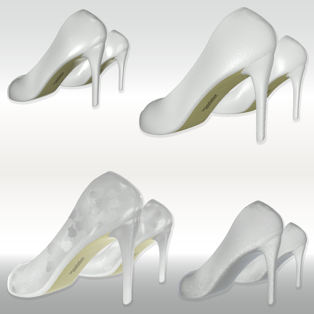 【VRC3D装飾品】レティニア-Retinia対応  ハイヒール【MARUBODY】