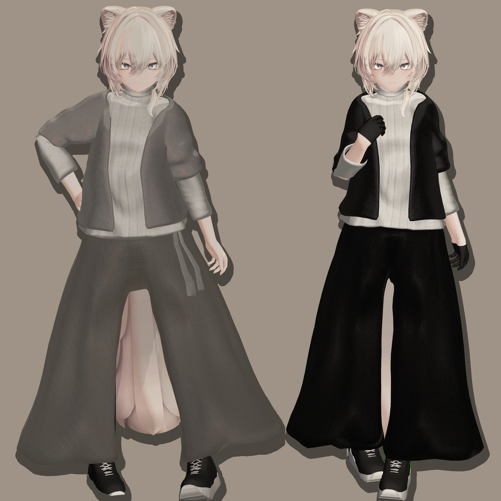 【真央ーmao-マリシアーMarycia対応】3D衣装 Rough Sea インナー+ジャケット+ズボン