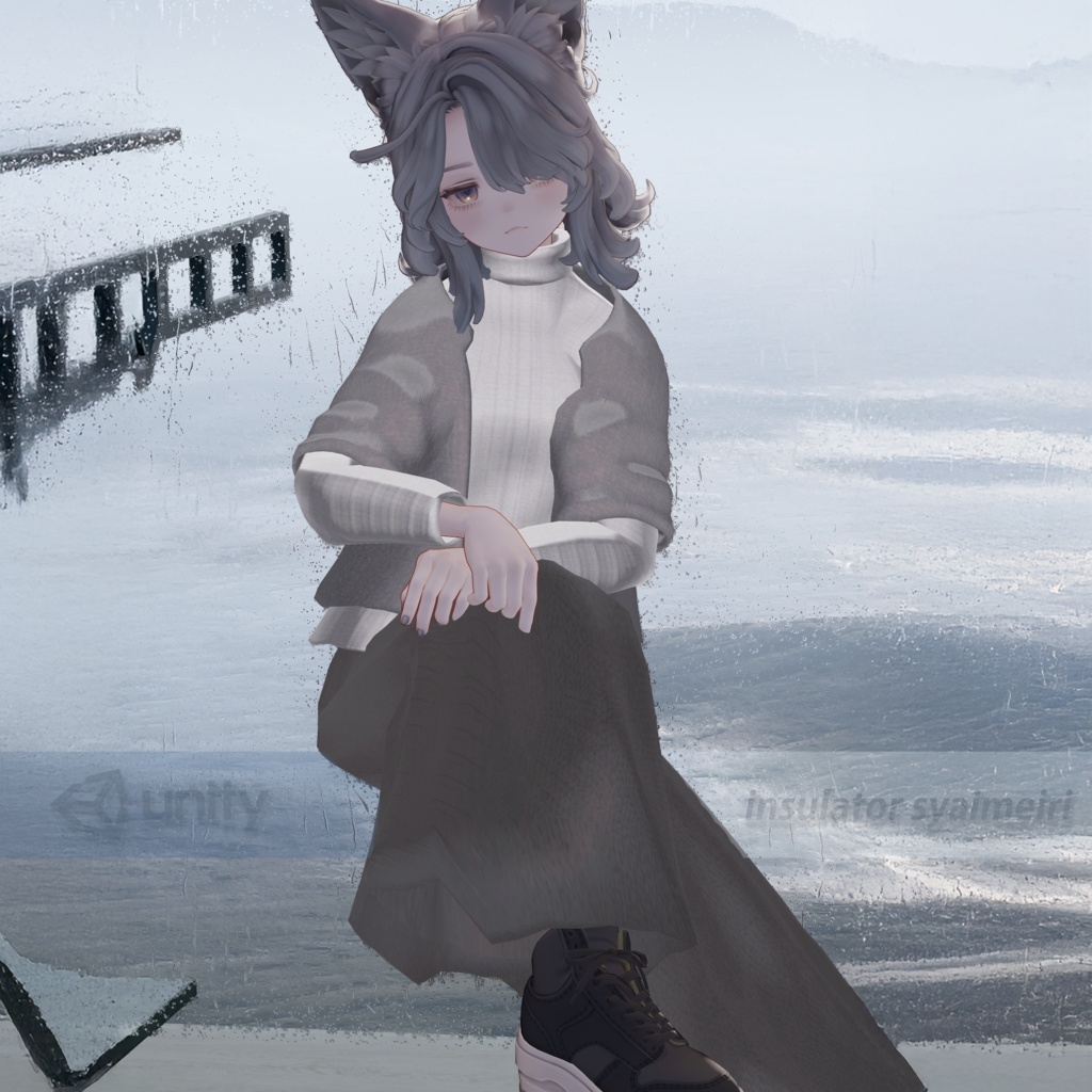 【真央ーmao-マリシアーMarycia対応】3D衣装 Rough Sea インナー+ジャケット+ズボン