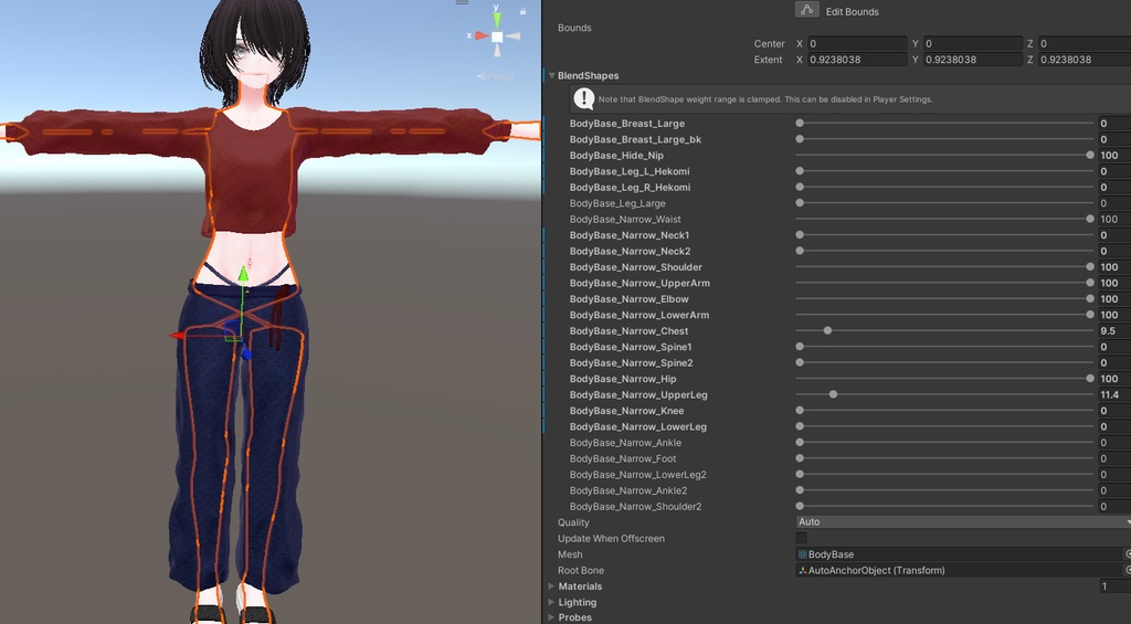 【キリセ- Kirise-対応】3D衣装 cheerfully