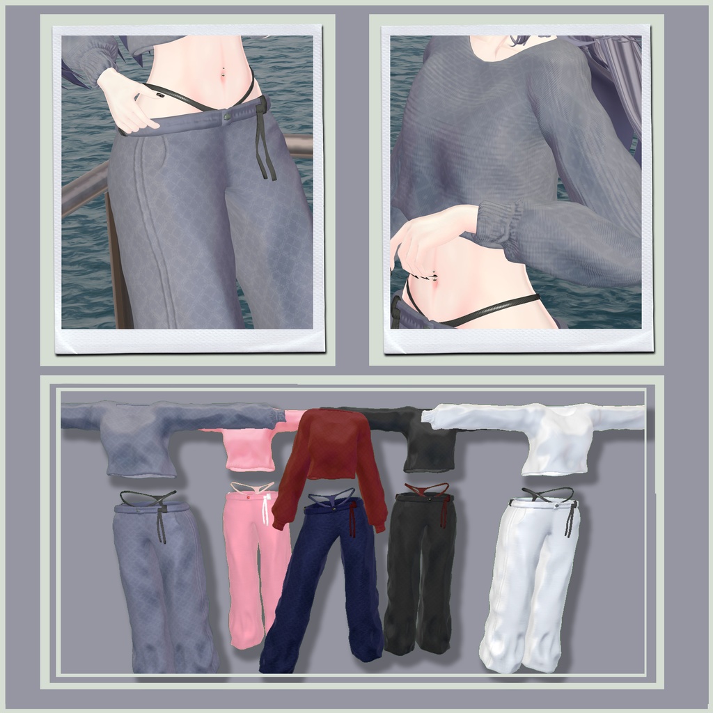 【キリセ- Kirise-対応】3D衣装 cheerfully