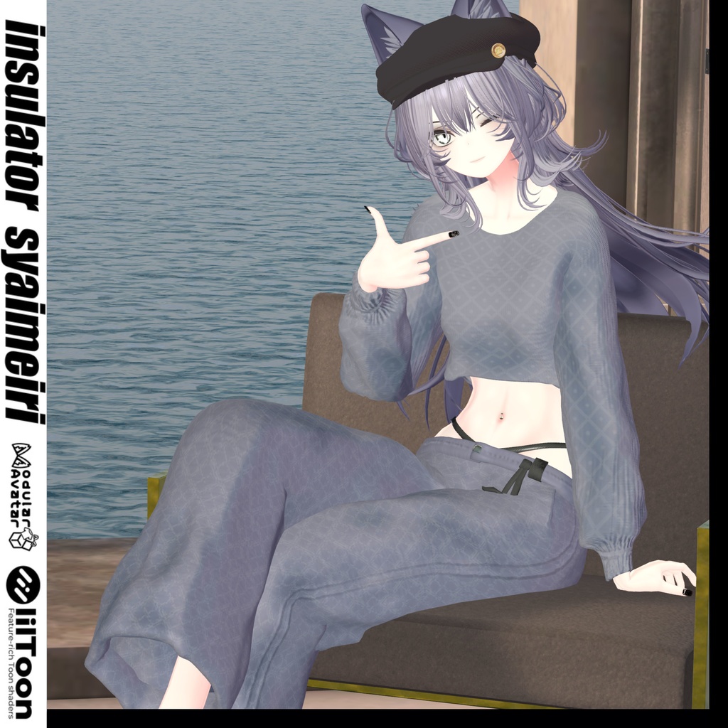 【キリセ- Kirise-対応】3D衣装 cheerfully