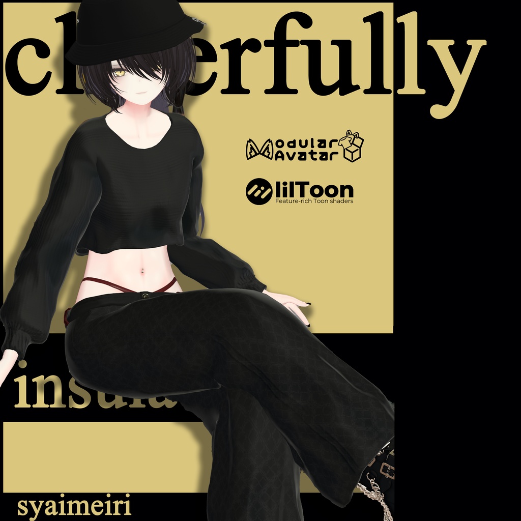 【キリセ- Kirise-対応】3D衣装 cheerfully