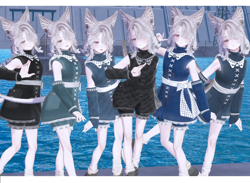 【VRChat想定】マリシア-Marycia-Xiー対応3D衣装【Spoil Dance】