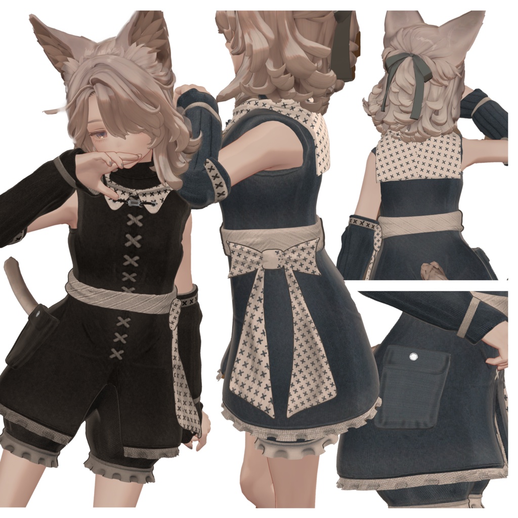 【VRChat想定】マリシア-Marycia-Xiー対応3D衣装【Spoil Dance】