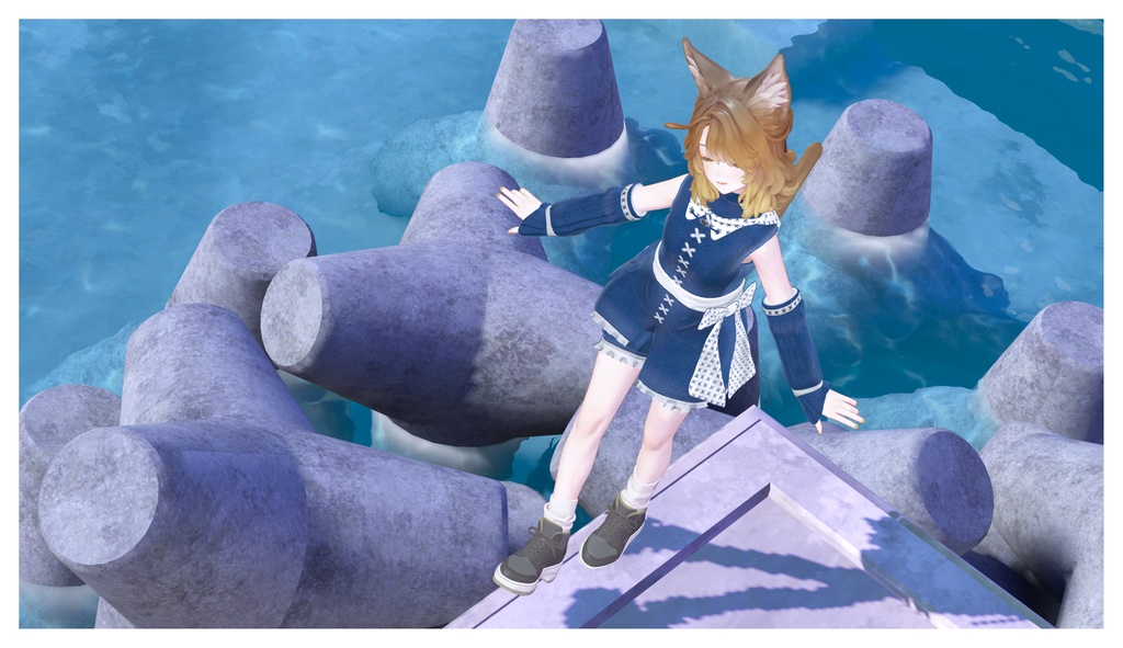 【VRChat想定】マリシア-Marycia-Xiー対応3D衣装【Spoil Dance】