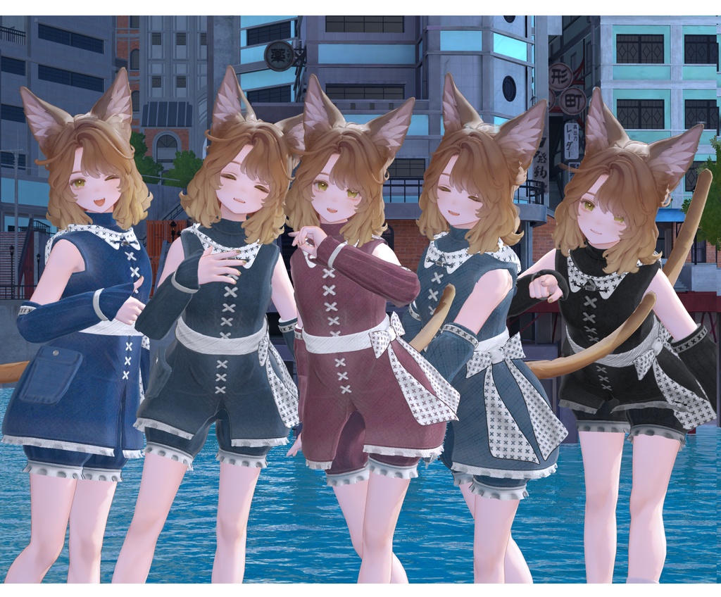 【VRChat想定】マリシア-Marycia-Xiー対応3D衣装【Spoil Dance】