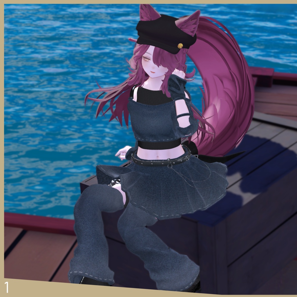 【5アバター 対応】3D衣装 They have that 【マリシア・真央・柚希・キリセ・イベリス対応】