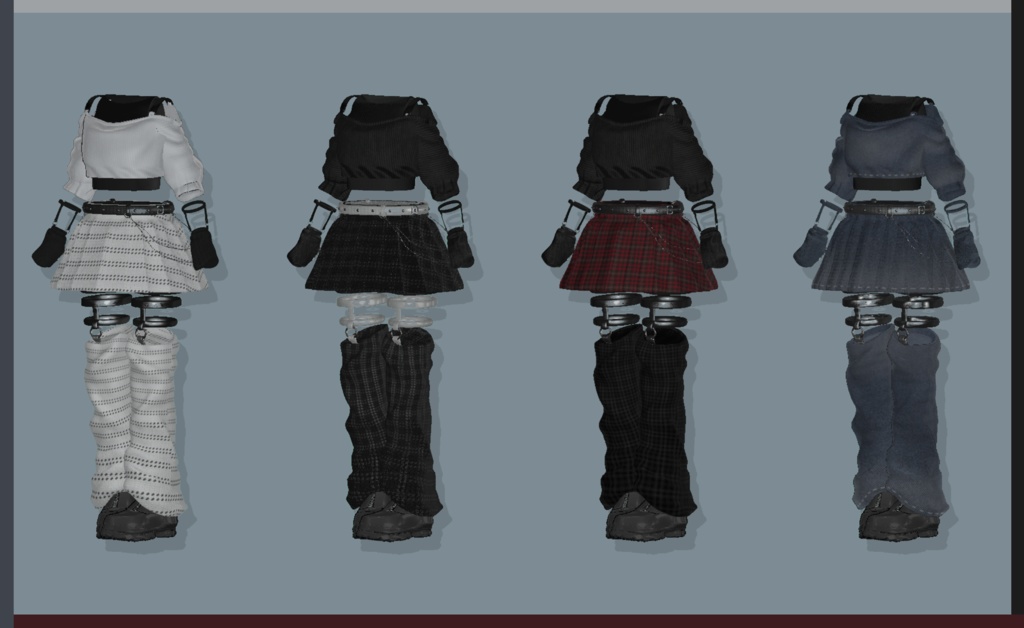 【5アバター 対応】3D衣装 They have that 【マリシア・真央・柚希・キリセ・イベリス対応】