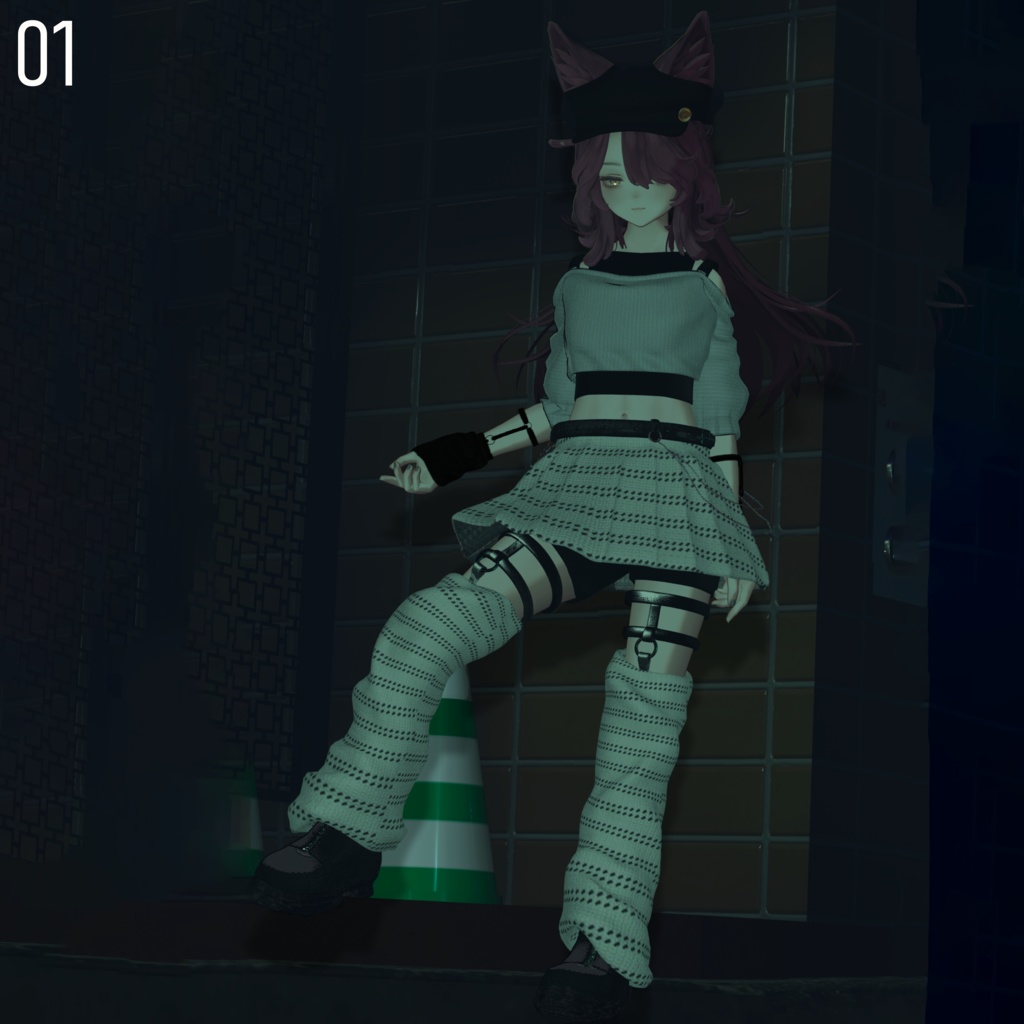 【5アバター 対応】3D衣装 They have that 【マリシア・真央・柚希・キリセ・イベリス対応】