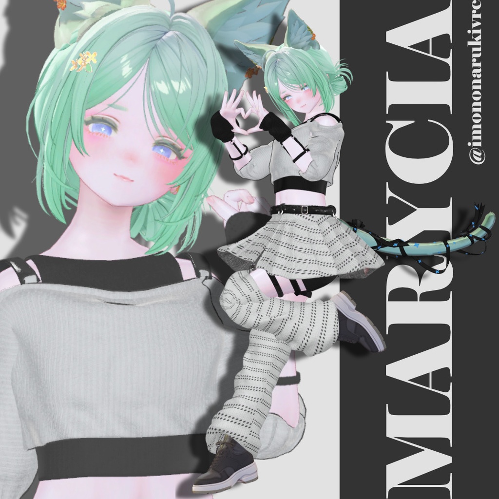 【5アバター 対応】3D衣装 They have that 【マリシア・真央・柚希・キリセ・イベリス対応】