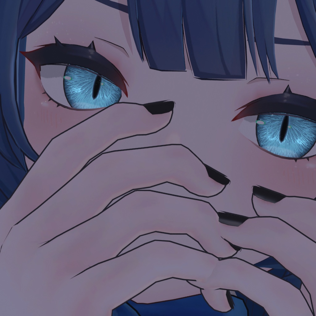 【vrchat】Gemcat 「真央-mao・レティニア-Retinia対応」eyetexture