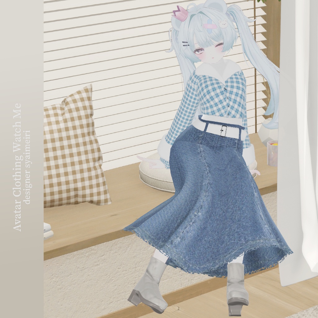 【VRChat3D衣装】Watch Me 「しなの・森羅・ラシューシャ・ミルフィ・エク・璃々・ルミナ・対応」by シャイメイ理