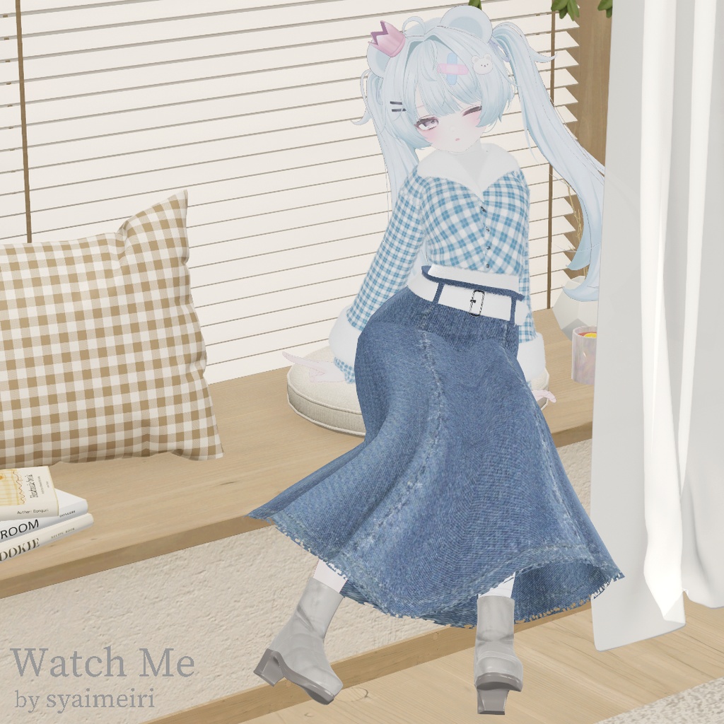 【VRChat3D衣装】Watch Me 「しなの・森羅・ラシューシャ・ミルフィ・エク・璃々対応」by シャイメイ理