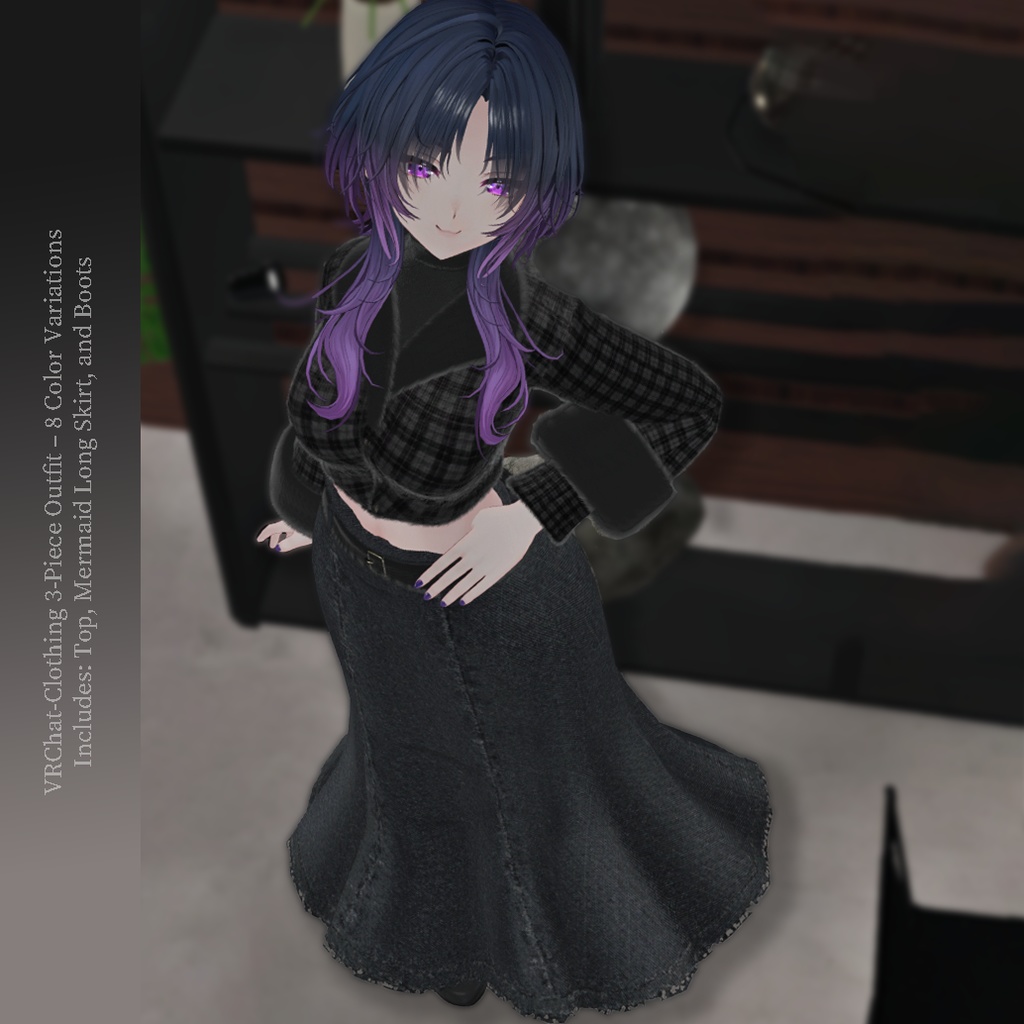 【VRChat3D衣装】Watch Me 「しなの・森羅・ラシューシャ・ミルフィ・エク・璃々・ルミナ・対応」by シャイメイ理