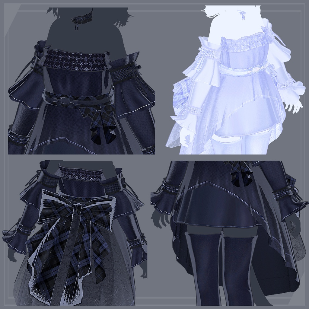 27日販売予定【VRChat3D衣装】Lonely Sapling 「しなの/まお/ミルフィ/エク/まよ対応」by シャイメイ理