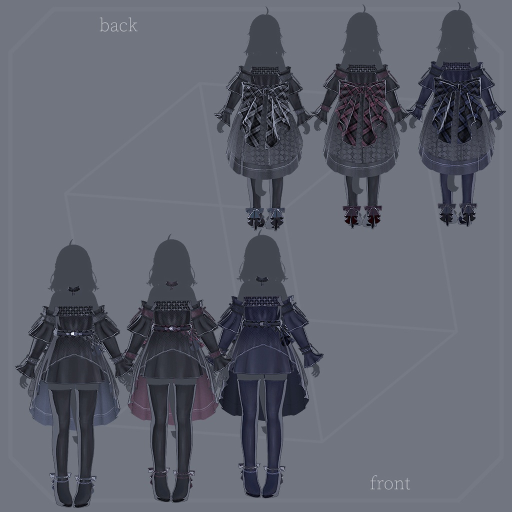 27日販売予定【VRChat3D衣装】Lonely Sapling 「しなの/まお/ミルフィ/エク/まよ対応」by シャイメイ理