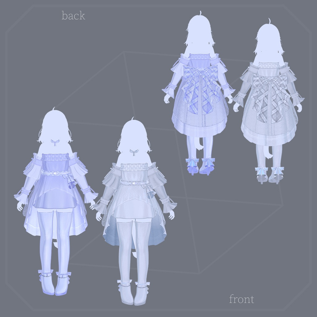 27日販売予定【VRChat3D衣装】Lonely Sapling 「しなの/まお/ミルフィ/エク/まよ対応」by シャイメイ理