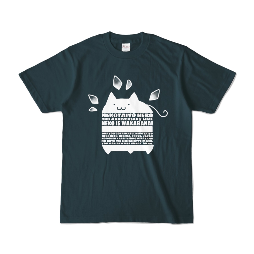 ねこたいようネロ　Tシャツ(ライブ)