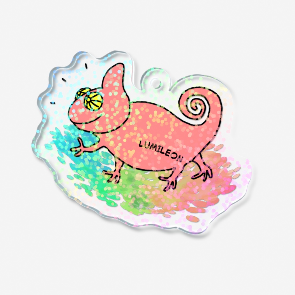 ホログラムアクリルキーホルダー(50×50mm)タイプA