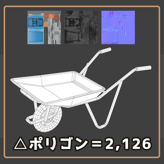 猫車(一輪車)- VRChat対応