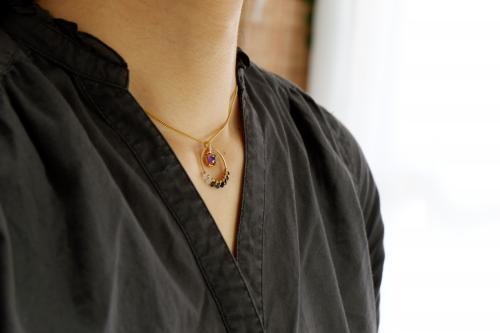 リングネックレス 左文字