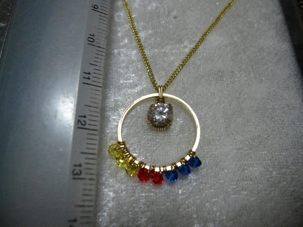 リングネックレス 左文字