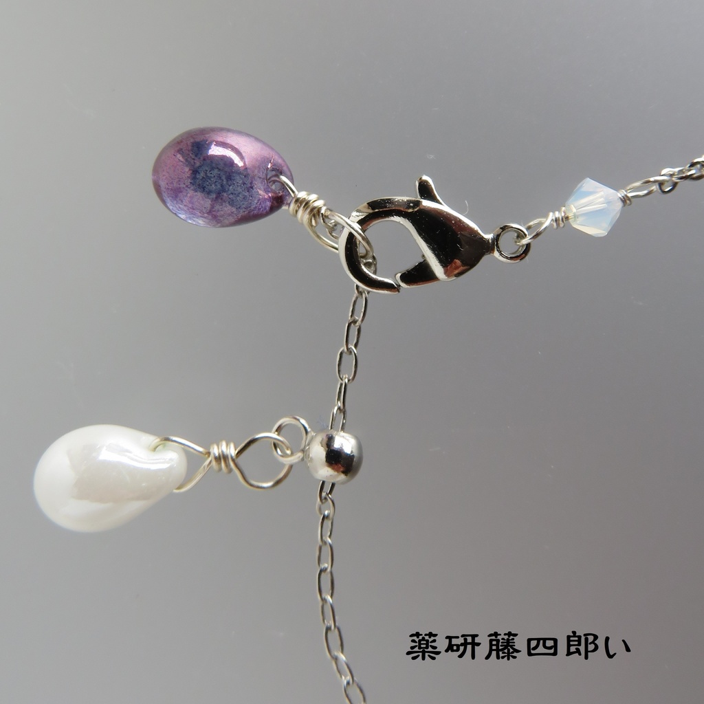 キュービックジルコニア・天然石のブレスレット おだて+α