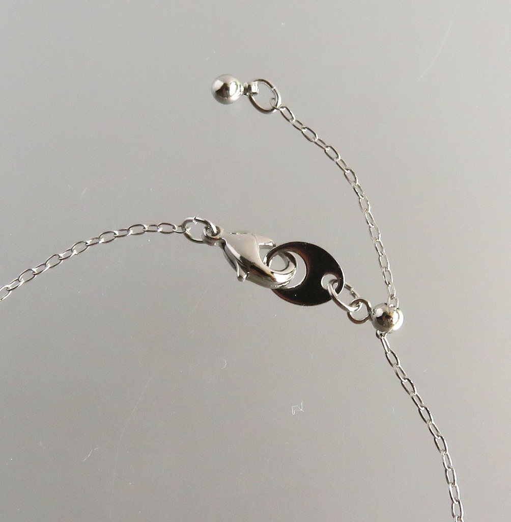 天然石2粒ネックレス 初期刀