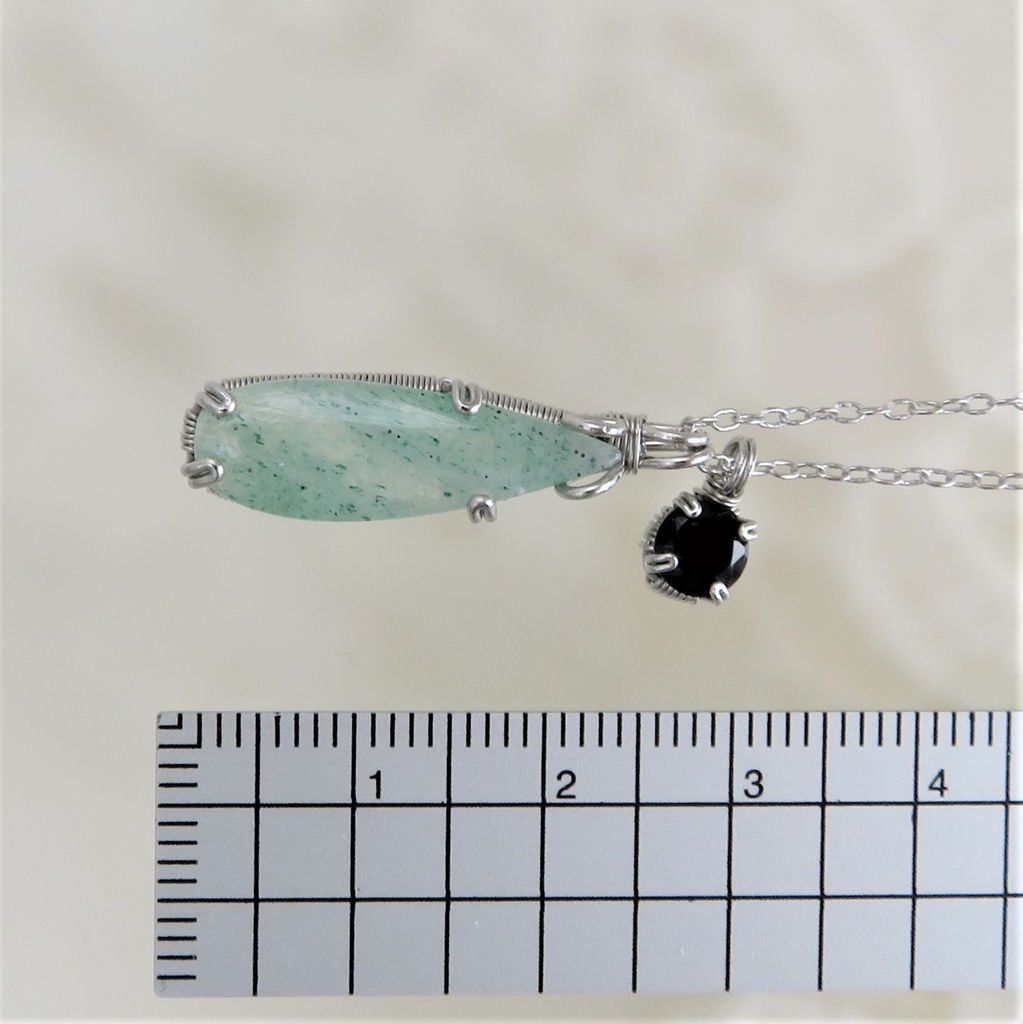 天然石2粒ネックレス 伊達・粟田口・源氏