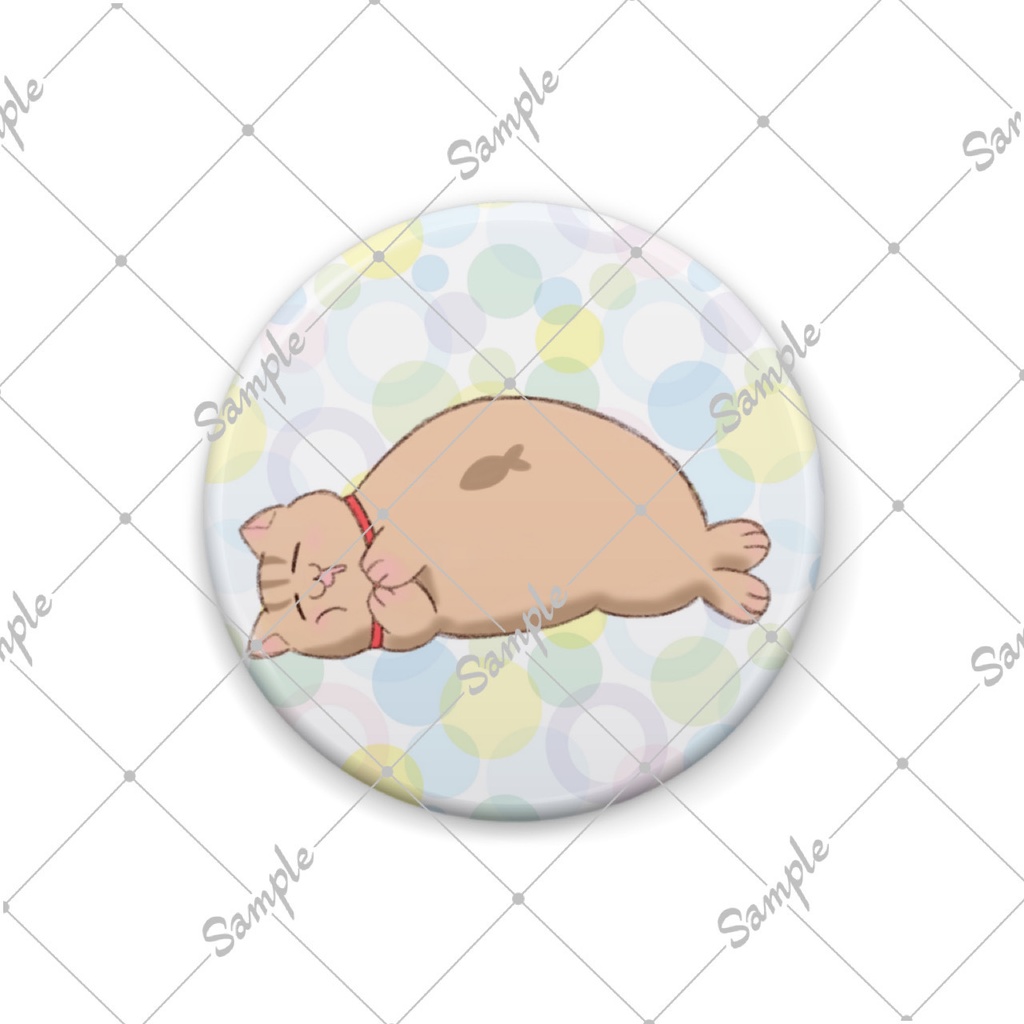 ねこあざらし缶バッジ