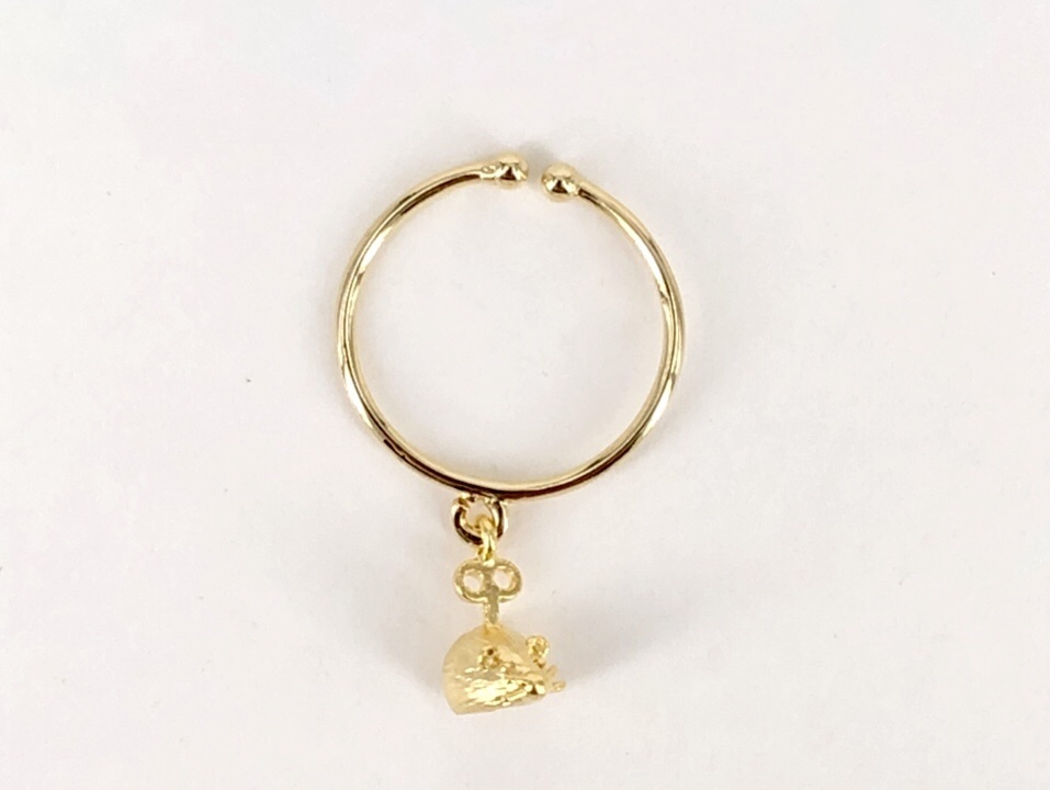 ネジ巻きネズミのフリーリング