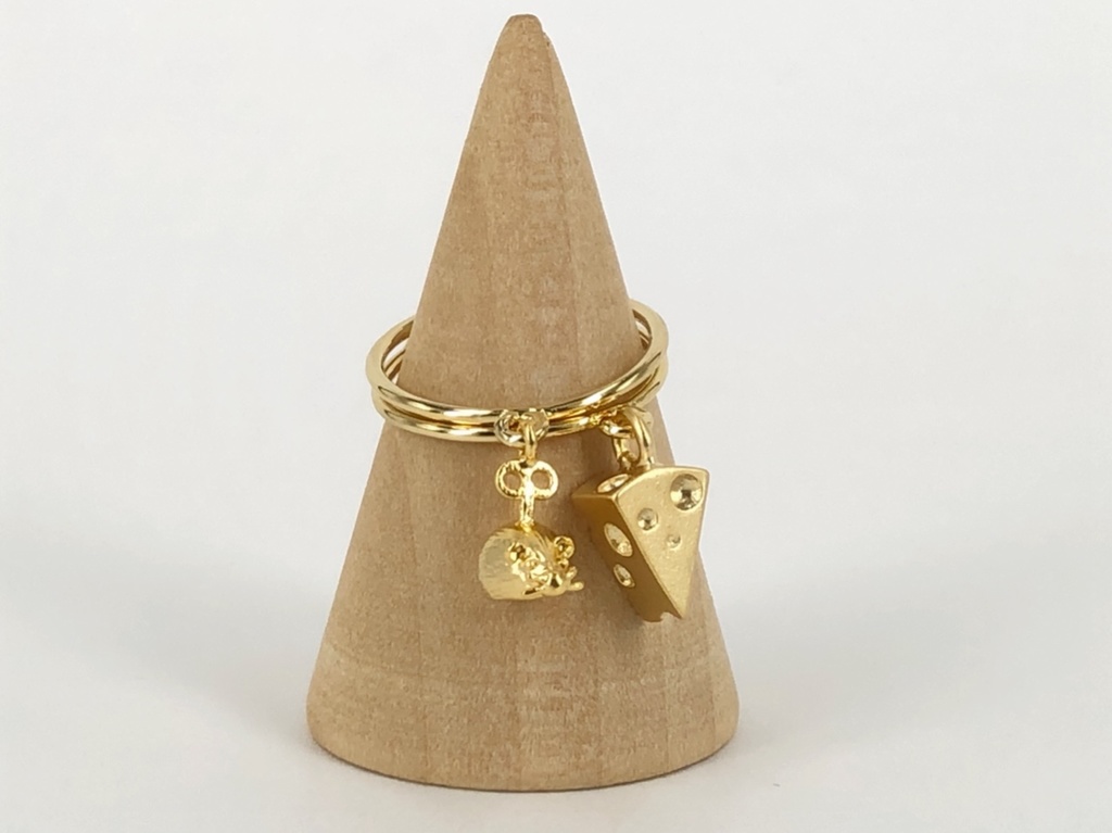 ネジ巻きネズミのフリーリング