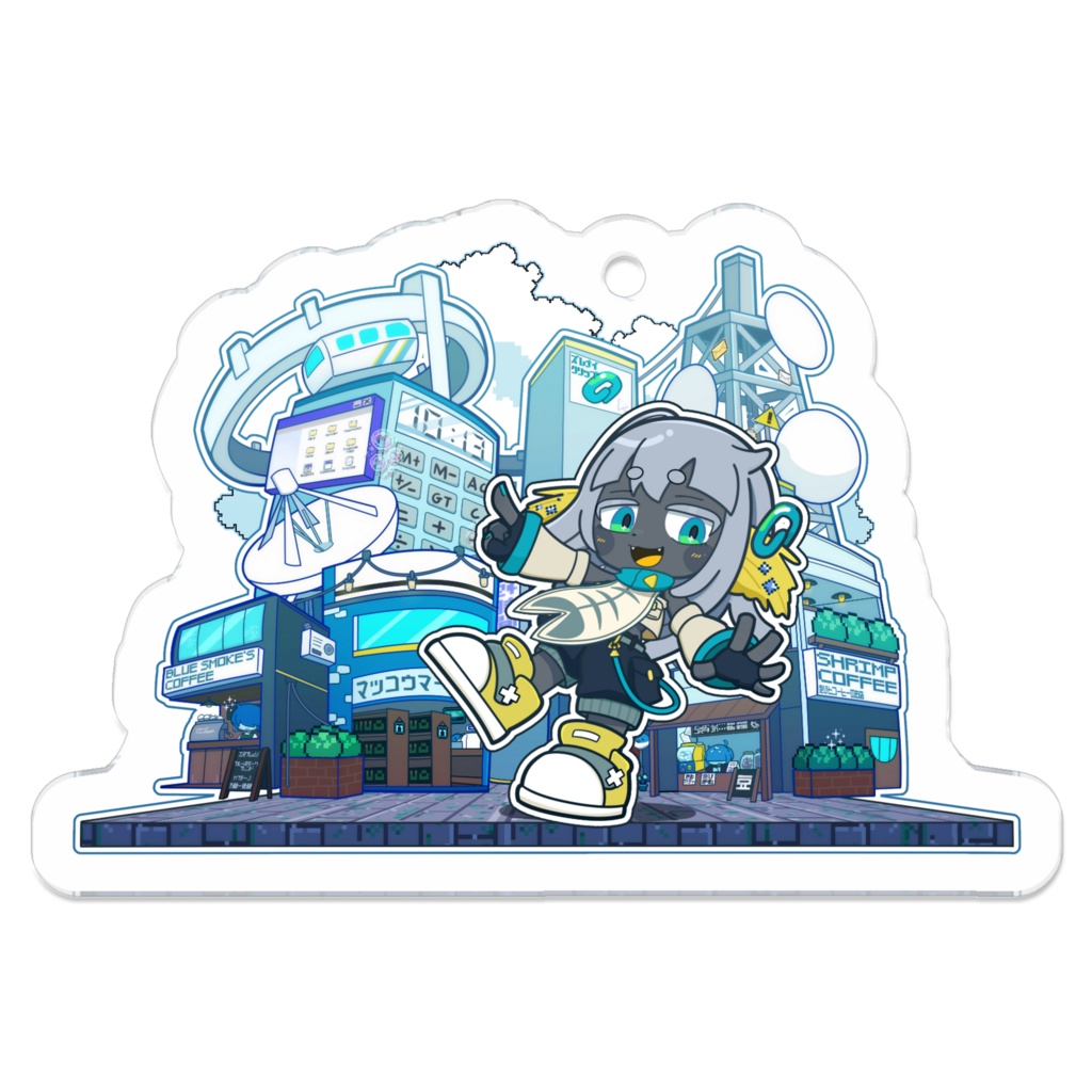 常設_雨浬らてぃアクリルキーホルダー