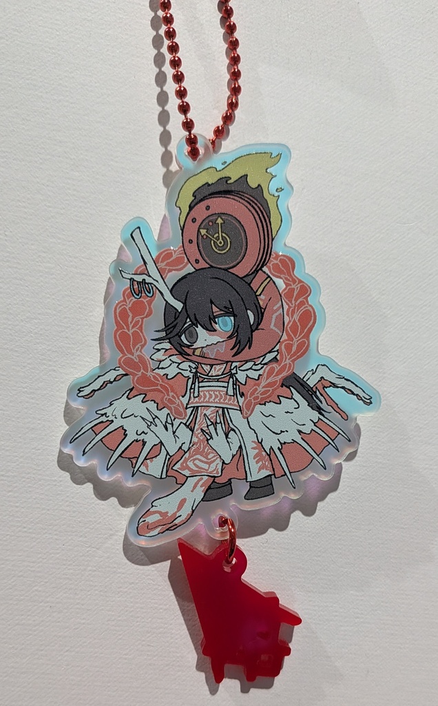 アクリルキーホルダー(汚血泣涙ホンル+ダンテ)