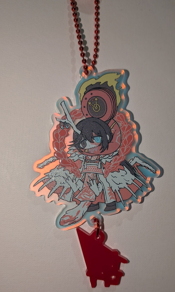 アクリルキーホルダー(汚血泣涙ホンル+ダンテ)