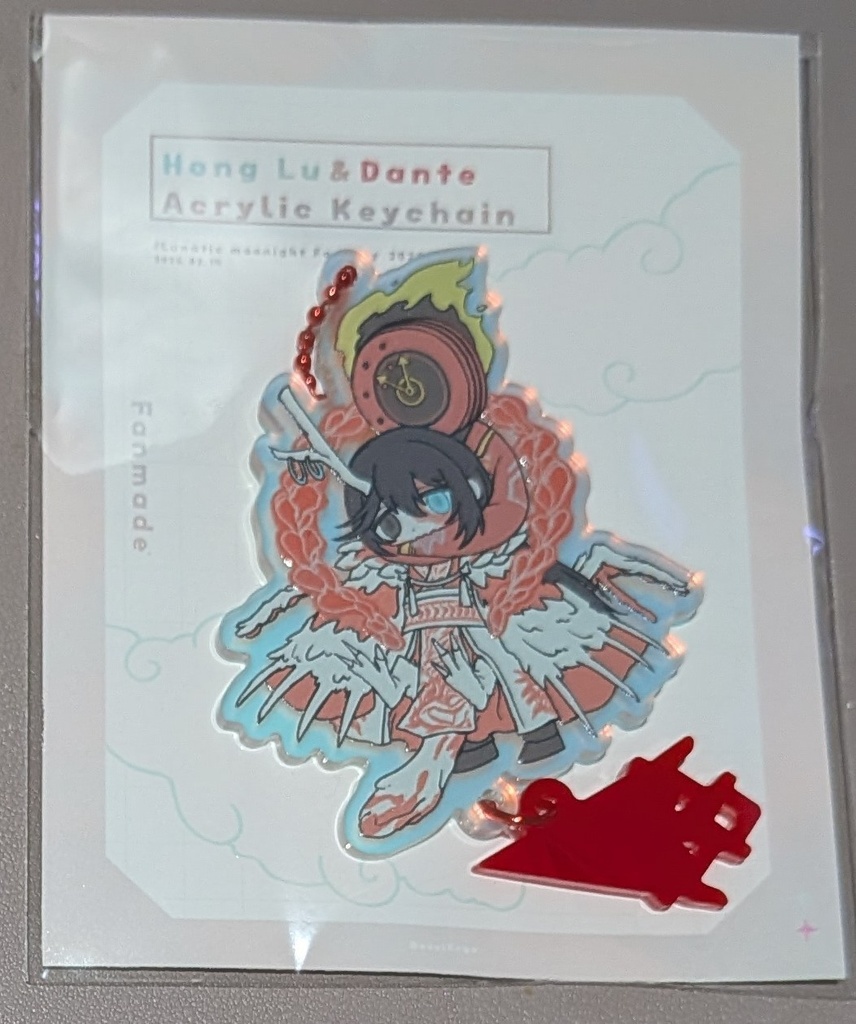 アクリルキーホルダー(汚血泣涙ホンル+ダンテ)