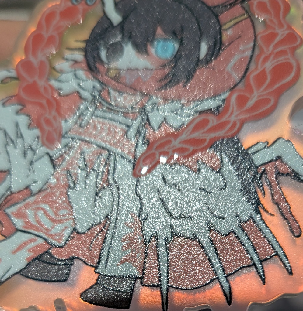 アクリルキーホルダー(汚血泣涙ホンル+ダンテ)