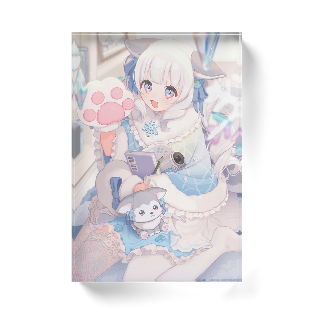 【常設グッズ】初白いちる ヒト型KVアクリルブロック