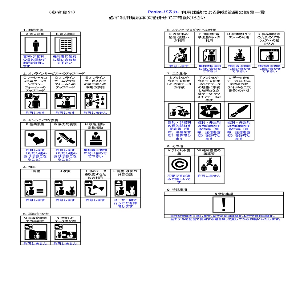 【オリジナルアバター】Paska-パスカ-
