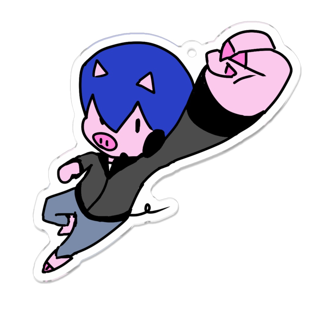 ビッグリーンのアクリルキーホルダー