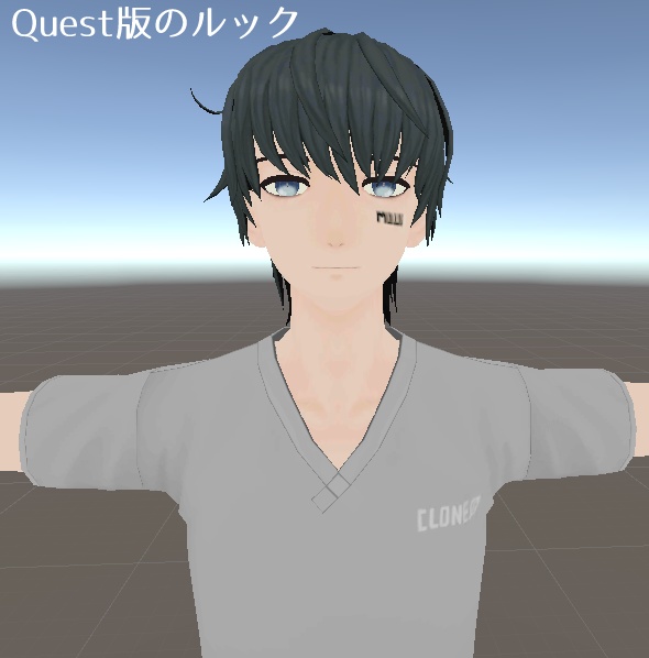 (無料有) クローンヒューマン KTR-M_V2(KTR男性型Version2)【VRC想定男性モデル】