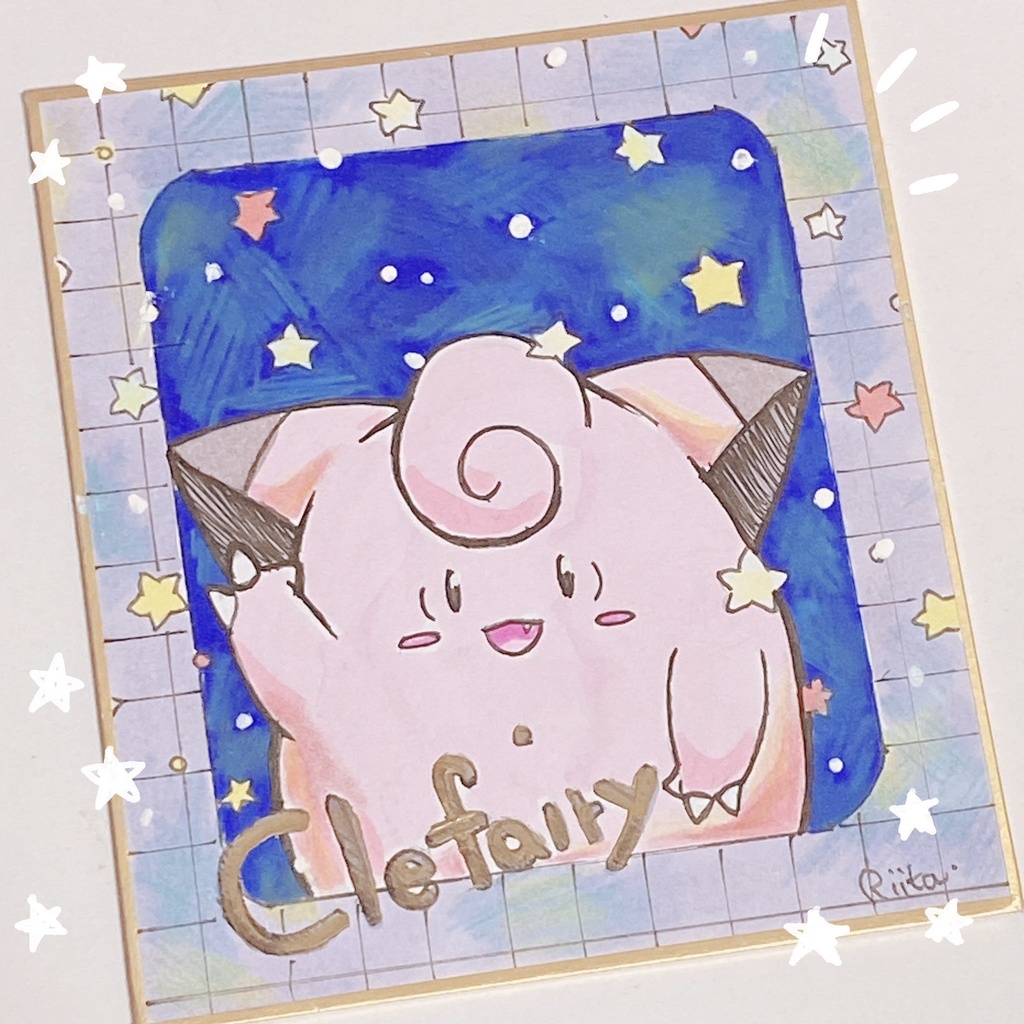 ミニ色紙(ポケモン/ピッピ)