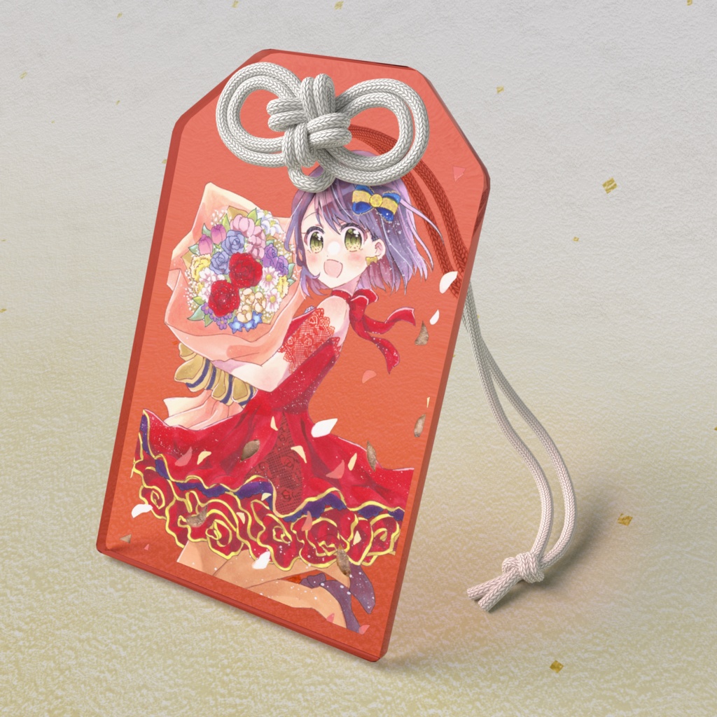 アクリルお守り bouquet