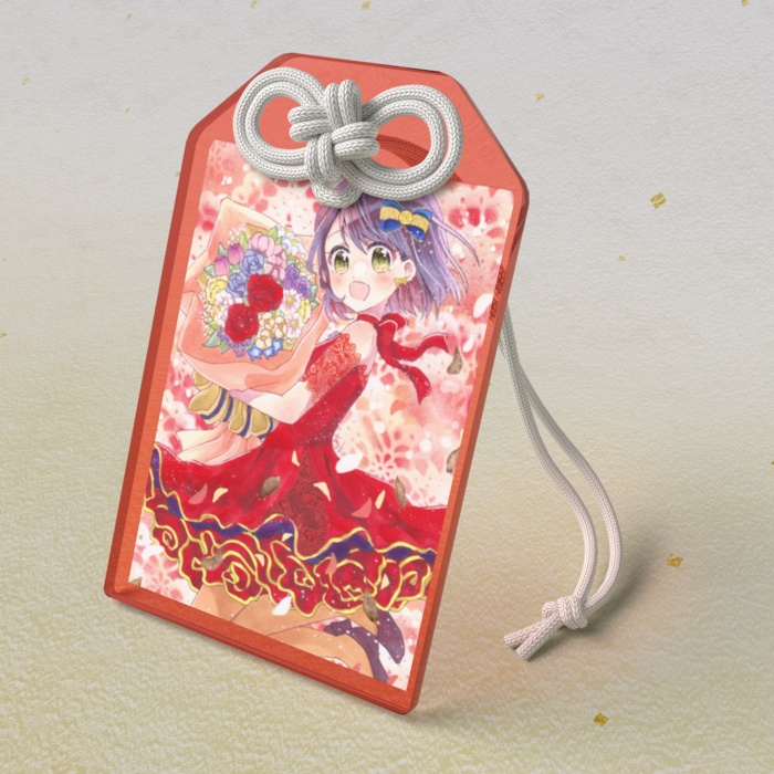 アクリルお守り bouquet