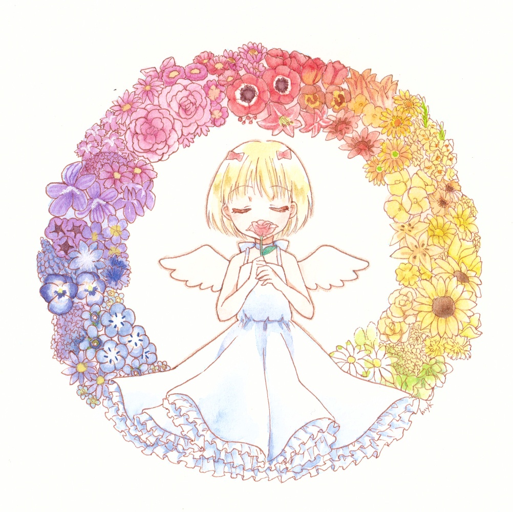6/11  21時から【額装原画】wreath【20角】