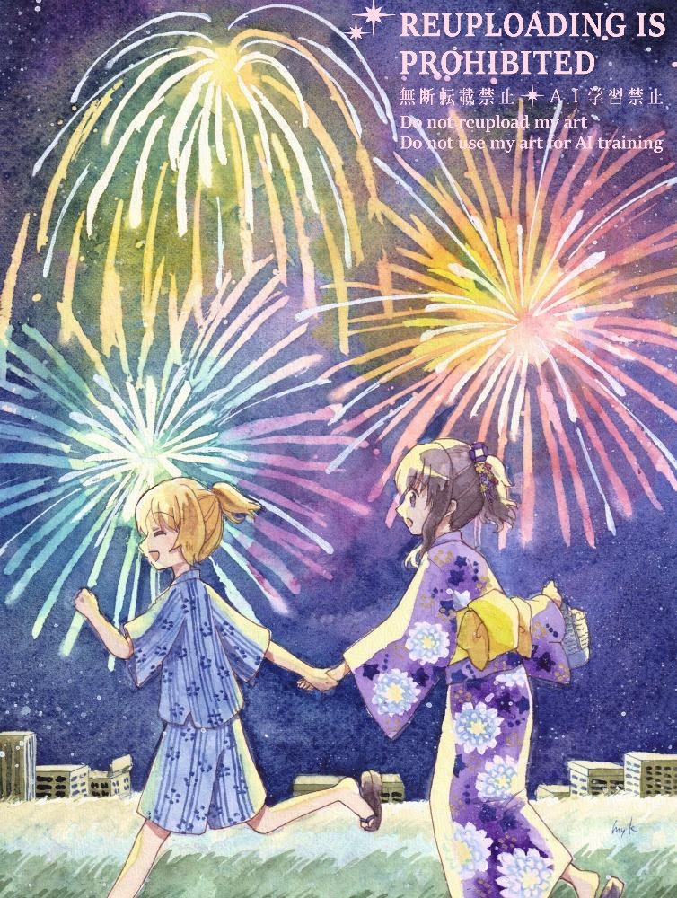 【額装作品】こっちですよ！【インチ】