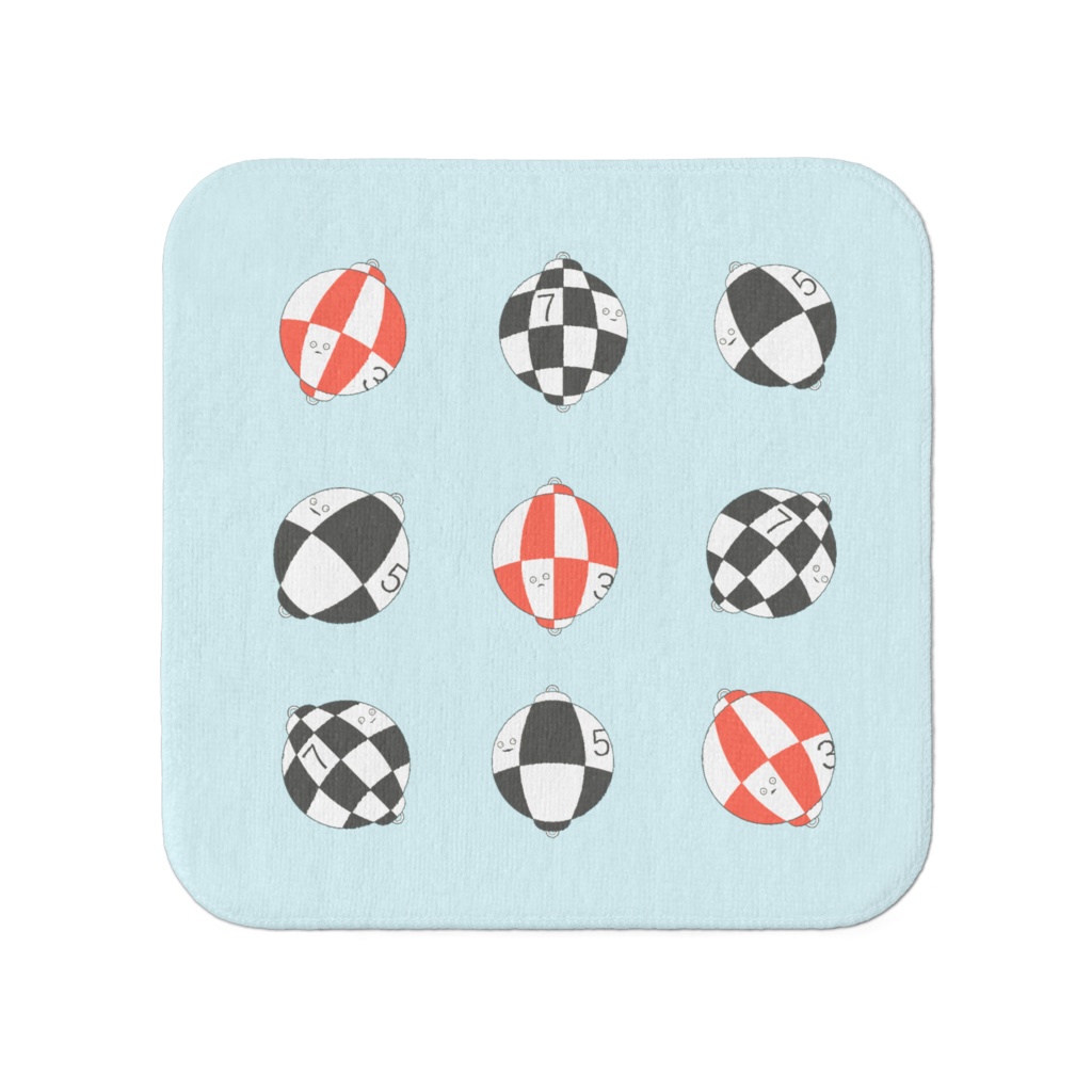 丸ブイのハンドタオル